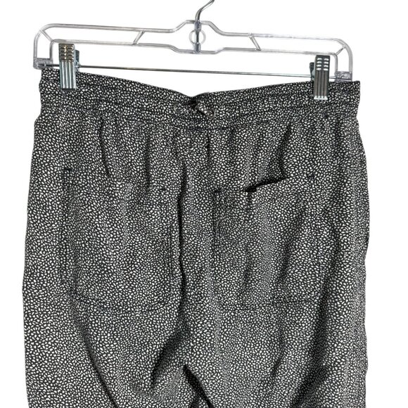 Anthropologie Black & White Polka Dot Drawstring Lounge jogger Pants XS - Picture 4 of 5
